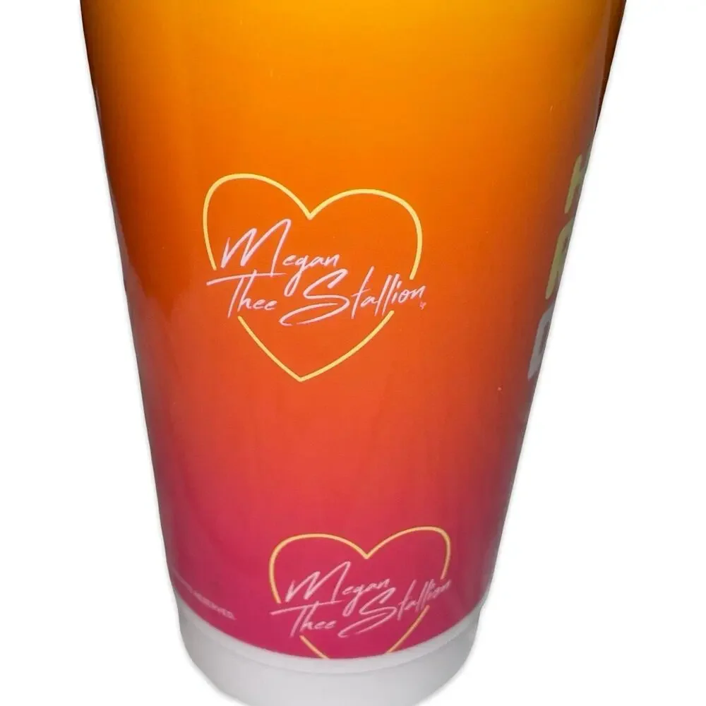 Dunkin Megan Thee Stallion Hot Girls Run on Dunkin Reusable Cup Limited Ed 2026